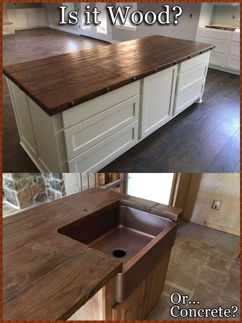 what are those fake wood countertops called
